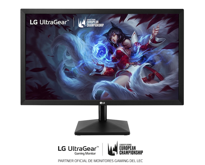 LG Monitor 24MK400H-B de 60,4 cm (24 pulgadas) 1366 x 768 con panel TN 16:9, F, 24MK400H-B
