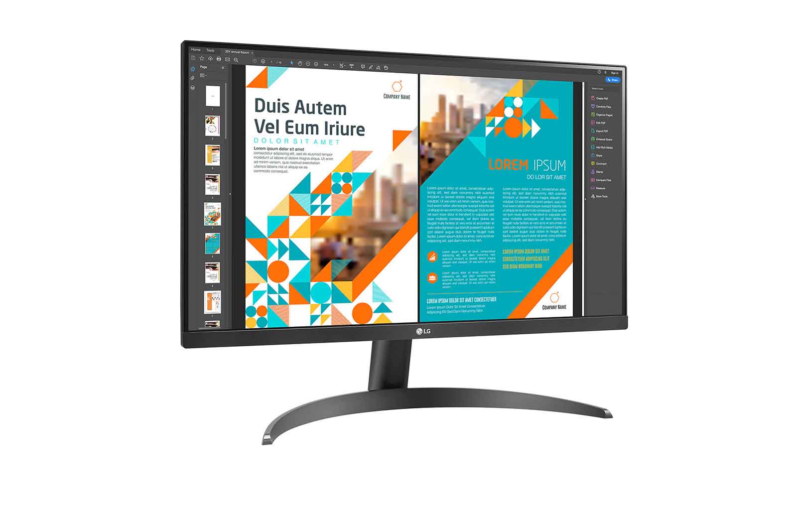 LG 24QP500-B - Monitor LG IPS (Panel IPS:2560x1440px, 16:9, 300 cd/m2, 1000:1, 5ms); entradas: DP x1, HDMI x2; sRGB 99%, HDR10, FreeSync™, 24QP500-B