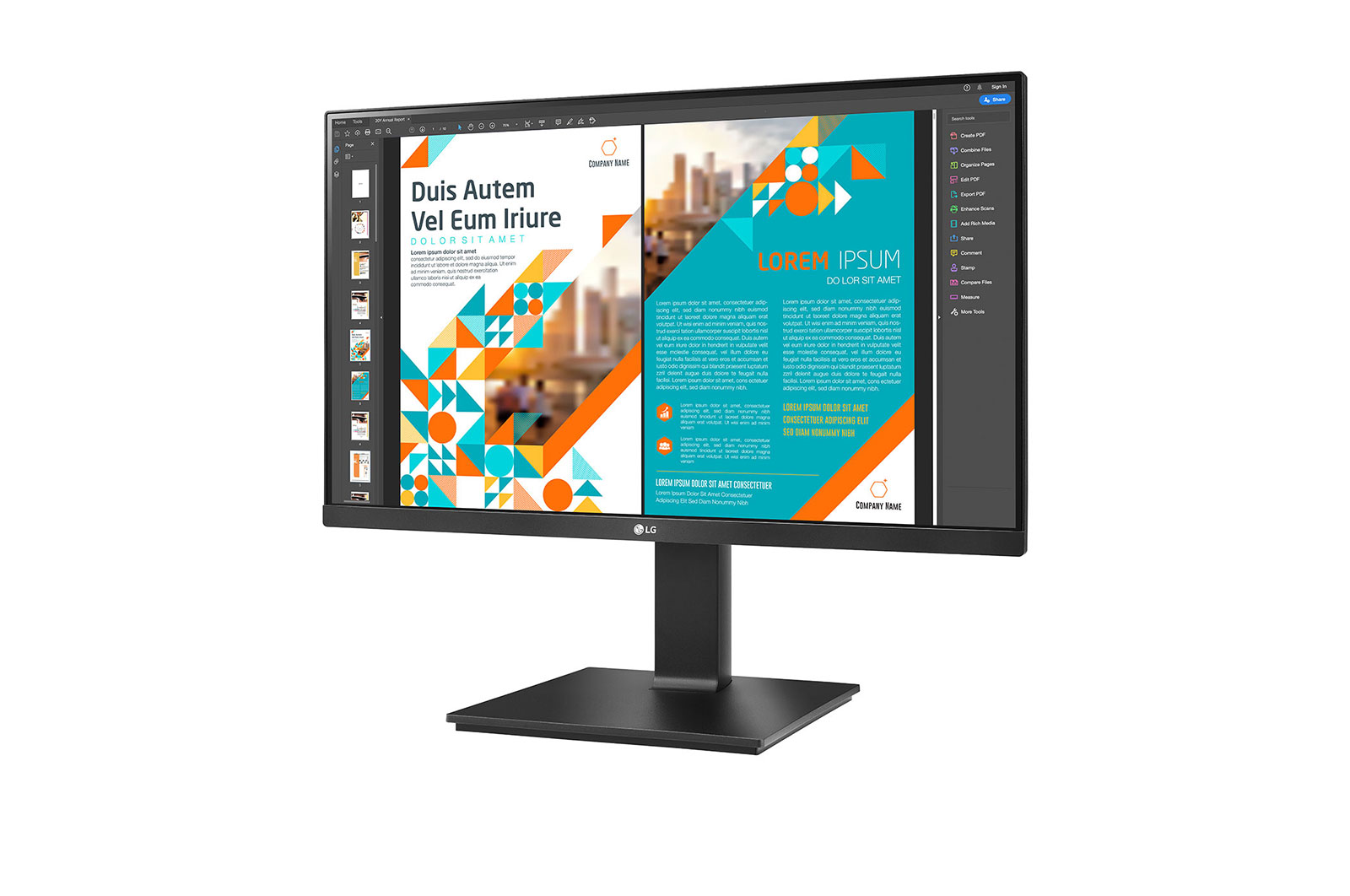 LG 24QP550-B - Monitor LG IPS (Panel IPS:2560x1440px, 16:9, 300 cd/m2, 1000:1, 5ms); entradas: DP x1, HDMI x2; sRGB 99%, HDR10, FreeSync™; Regulable en altura e inclinacion y pivotable, 24QP550-B
