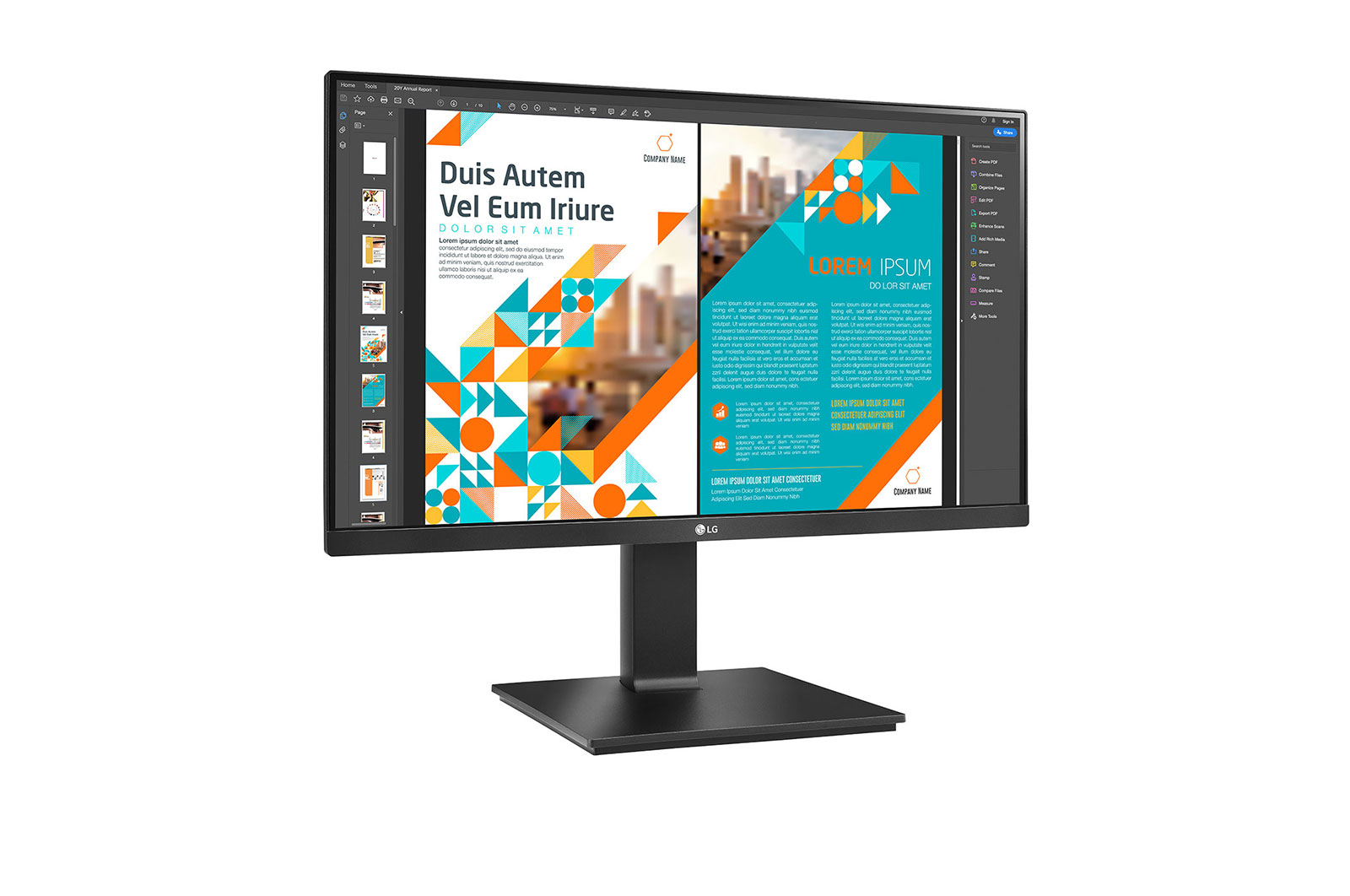 LG 24QP550-B - Monitor LG IPS (Panel IPS:2560x1440px, 16:9, 300 cd/m2, 1000:1, 5ms); entradas: DP x1, HDMI x2; sRGB 99%, HDR10, FreeSync™; Regulable en altura e inclinacion y pivotable, 24QP550-B
