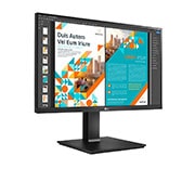 LG 24QP550-B - Monitor LG IPS (Panel IPS:2560x1440px, 16:9, 300 cd/m2, 1000:1, 5ms); entradas: DP x1, HDMI x2; sRGB 99%, HDR10, FreeSync™; Regulable en altura e inclinacion y pivotable, 24QP550-B