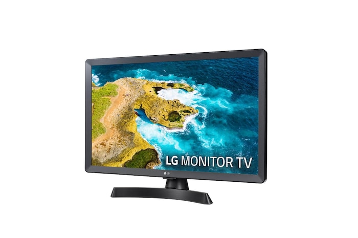 LG TV de Pequeña Pulgada de 24'' de LG  HD, amplio ángulo de visión, LED con Profundidad de Color: 16.7M Millones de Colores. <br>SMART TV WebOS22 Con Asistentes de Voz (ThinQ, Google y ALEXA por Mando Magic Remote OPCIONAL). Compatible con apps de Cloud Gaming: Stadia, 24TQ510S-PZ