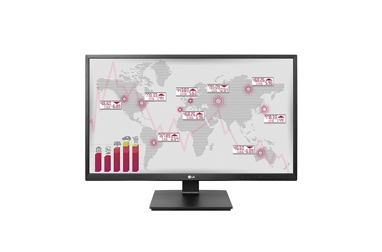 Vista frontal de Monitor de 68,5 cm (27 pulgadas) Full HD 1920 x 1080, con pantalla IPS LED 16:9, F 27BK550Y-B