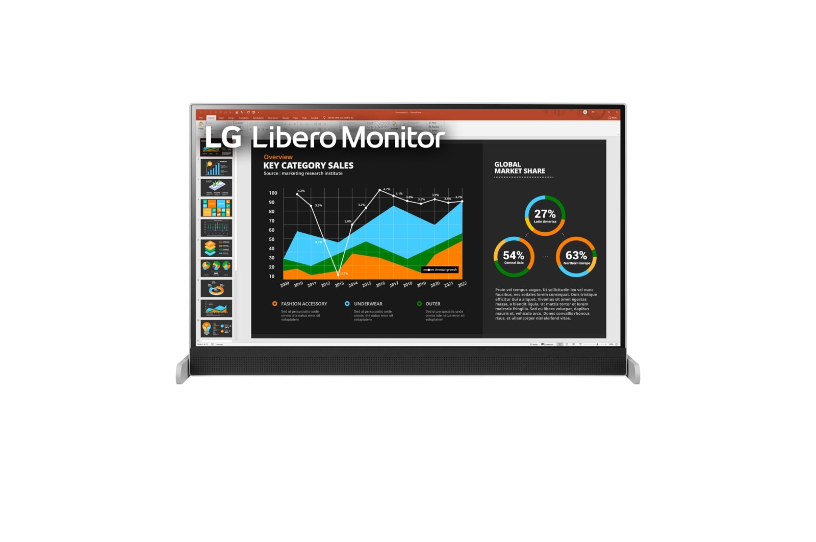 LG Monitor Libero QHD de 27 pulgadas con Cámara Web Full HD Desmontable, 27BQ70QC-S