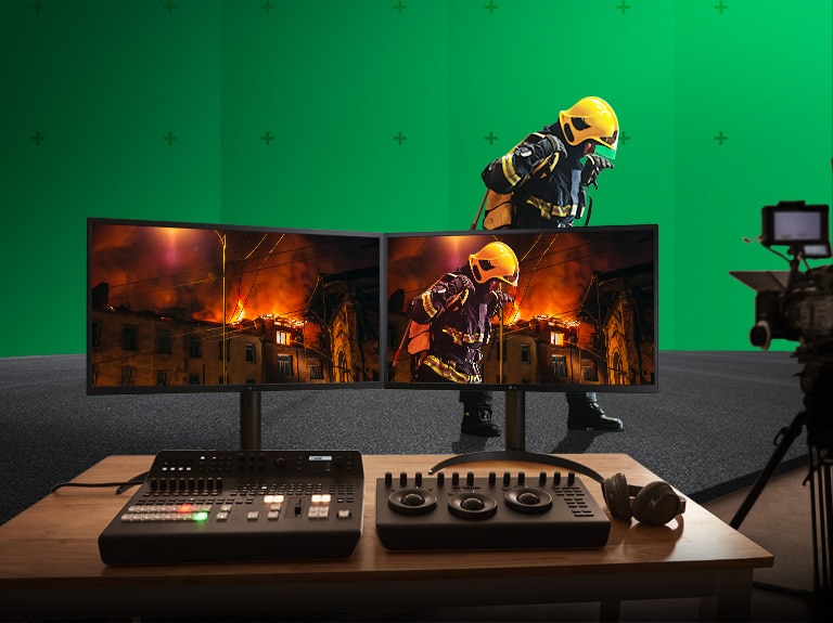 El LG UltraFine™ OLED Pro reproduce correctamente las zonas de color de múltiples estándares, y las representa con precisión como los valores de color calculados exactos,