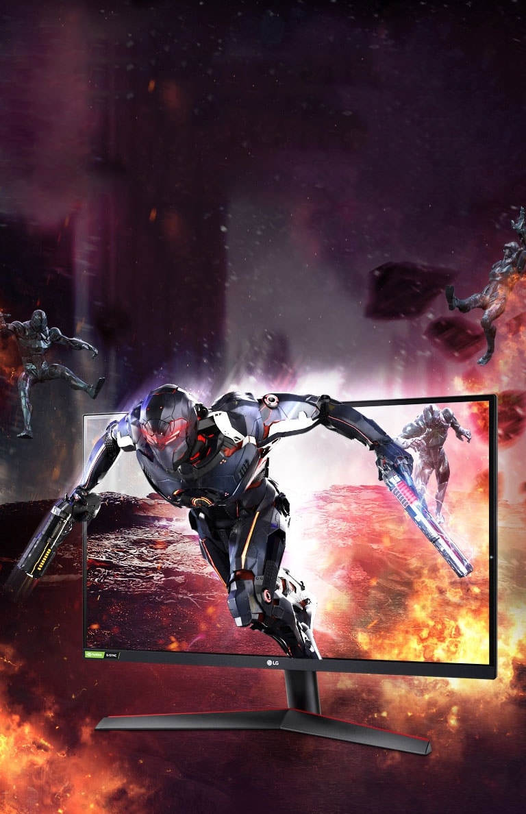 LG UltraGear™ es un monitor gaming potente que se adapta a las más altas exigencias de tus videojuegos.