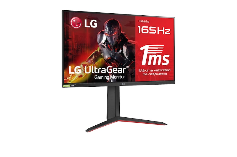 LG UltraGear™ de 27 pulgadas Monitor Gaming QHD de 165Hz  | 1ms de  tiempo de respuesta, Compatible con G-SYNC®, FreeSync™ Premium, 27GP850P-B
