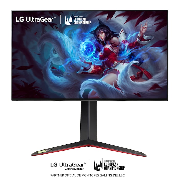 LG LG 27GP950-B - Monitor Gaming LG UltraGear (Panel NanoIPS: 3840x2160, 400nit, 1000:1, DCI-P3>98%, 1ms); diag. 68,47cm; entr.: HDMI 2.1 x2, DPx1, USB-Ax3; AMD Freesync G-Sync Compatible, 27GP950-B