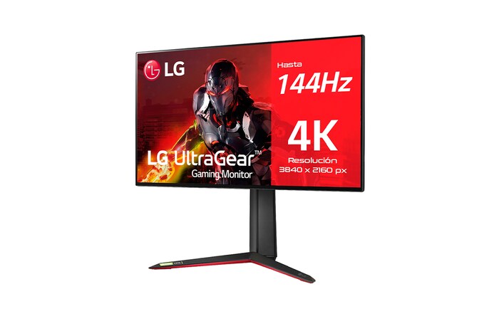 LG 27GP95R-B - Monitor gaming LG UltraGear (Panel NanoIPS: 3840x2160, 16:9, 400cd/m², 1000:1, 1ms, 144Hz, DCI-P3>98%, HDR10); diag. 68,47cm; entr.: HDMI 2.1 x2, DPx1, USB-Ax3; NVIDIA G-Sync™ Compatible, AMD FreeSync™ PremiumPro., 27GP95R-B