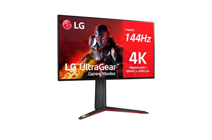 LG Monitor gaming LG UltraGear (Panel NanoIPS: 3840x2160, 16:9, 400cd/m², 1000:1, 1ms, 144Hz, DCI-P3>98%, HDR10); diag. 68,47cm; entr.: HDMI 2.1 x2, DPx1, USB-Ax3; NVIDIA G-Sync™ Compatible, AMD FreeSync™ PremiumPro., 27GP95RW-B