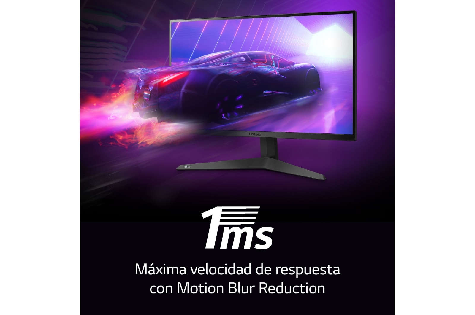 LG Monitor gaming LG UltraGear (Panel VA: 1920x1080p, 16:9, 250 cd/m², 3000:1, 1ms, 165Hz); diag. 68,47cm; entradas: DPx1, HDMIx2; AMD FreeSync™ Premium; Regulable en inclinacion, 27GQ50FW-B