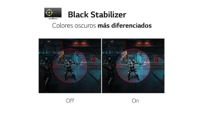 LG Monitor gaming LG UltraGear (Panel VA: 1920x1080p, 16:9, 250 cd/m², 3000:1, 1ms, 165Hz); diag. 68,47cm; entradas: DPx1, HDMIx2; AMD FreeSync™ Premium; Regulable en inclinacion, 27GQ50FW-B