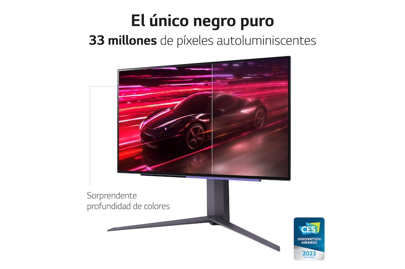 LG UltraGear™ de 27 pulgadas Monitor Gaming OLED QHD de 240Hz | 0.03ms de tiempo de respuesta, Compatible con G-SYNC®, FreeSync™ Premium, 27GR95QE-B