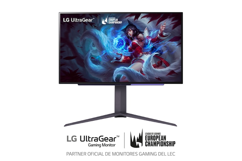 LG UltraGear™ de 27 pulgadas Monitor Gaming OLED QHD de 240Hz | 0.03ms de tiempo de respuesta, Compatible con G-SYNC®, FreeSync™ Premium, 27GR95QE-B