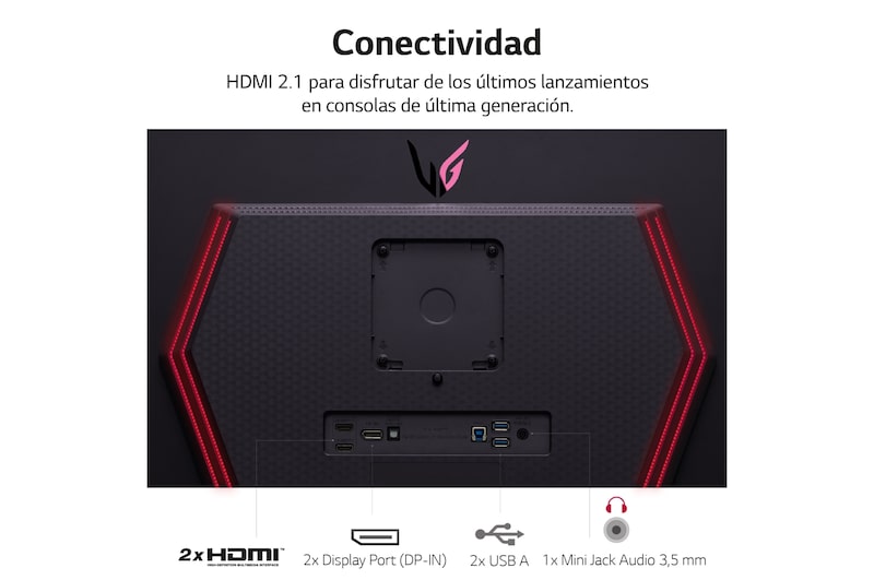 LG UltraGear™ de 27 pulgadas Monitor Gaming OLED QHD de 240Hz | 0.03ms de tiempo de respuesta, Compatible con G-SYNC®, FreeSync™ Premium, 27GR95QE-B