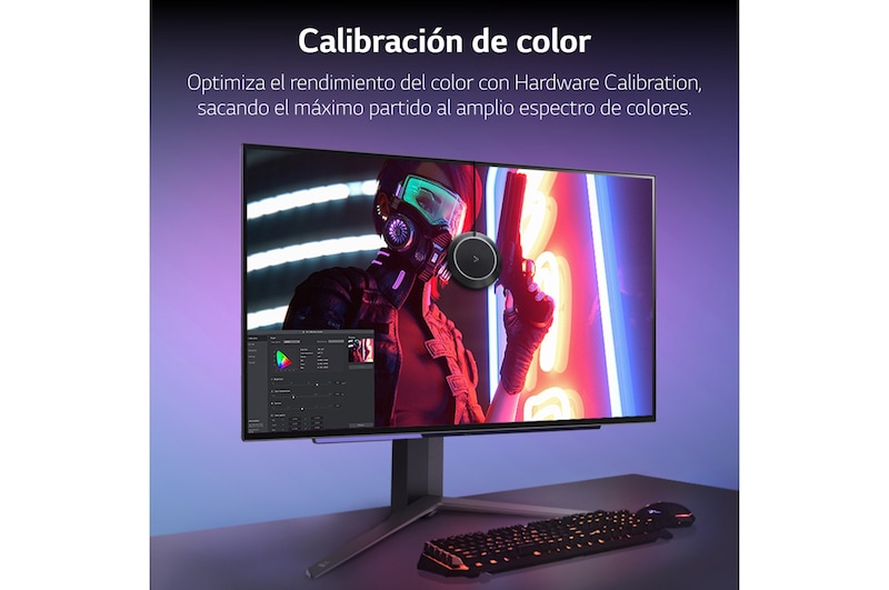 LG UltraGear™ de 27 pulgadas Monitor Gaming OLED QHD de 240Hz | 0.03ms de tiempo de respuesta, Compatible con G-SYNC®, FreeSync™ Premium, 27GR95QE-B
