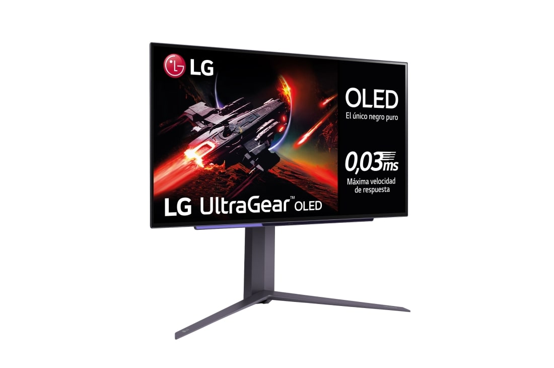 LG UltraGear™ de 27 pulgadas Monitor Gaming OLED QHD de 240Hz | 0.03ms de tiempo de respuesta, Compatible con G-SYNC®, FreeSync™ Premium, 27GR95QE-B