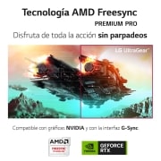 LG UltraGear™ de 27 pulgadas Monitor Gaming OLED QHD de 240Hz | 0.03ms de tiempo de respuesta, Compatible con G-SYNC®, FreeSync™ Premium, 27GR95QE-B