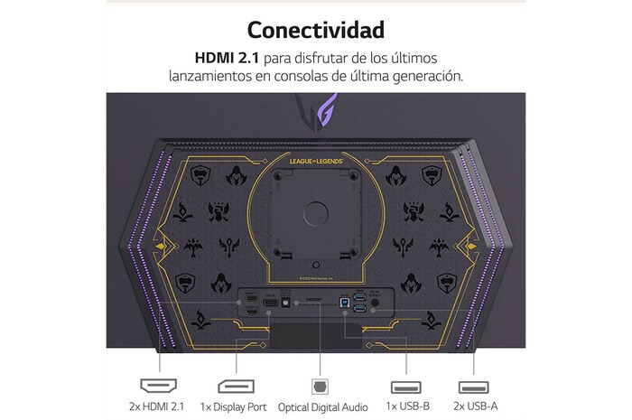 LG UltraGear™ de 27 pulgadas Monitor Gaming OLED QHD de 240Hz | 0.03ms de tiempo de respuesta, Compatible con G-SYNC®, FreeSync™ Premium, 27GR95QL-B