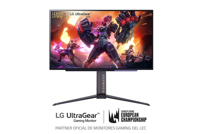 LG UltraGear™ de 27 pulgadas Monitor Gaming OLED QHD de 240Hz | 0.03ms de tiempo de respuesta, Compatible con G-SYNC®, FreeSync™ Premium, 27GR95QL-B