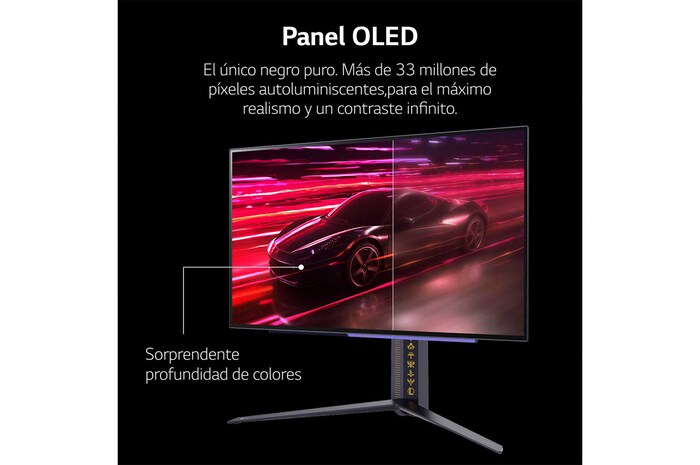 LG UltraGear™ de 27 pulgadas Monitor Gaming OLED QHD de 240Hz | 0.03ms de tiempo de respuesta, Compatible con G-SYNC®, FreeSync™ Premium, 27GR95QL-B