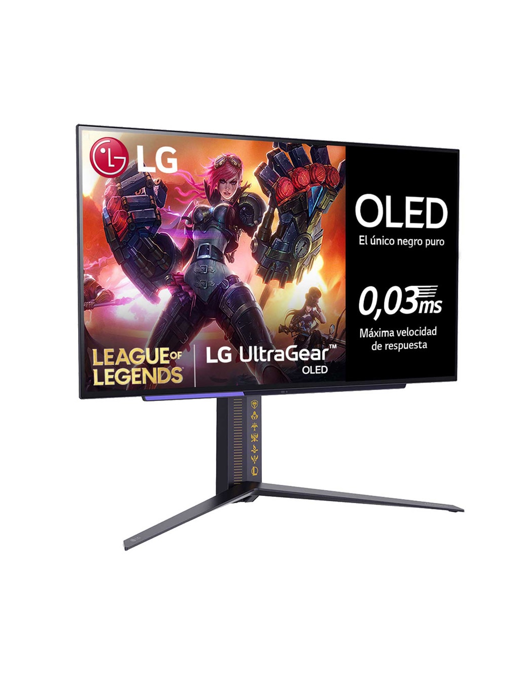 Monitor Gaming LG UltraGear™ OLED QHD de 27 pulgadas y 240Hz - 27GR95QL ...