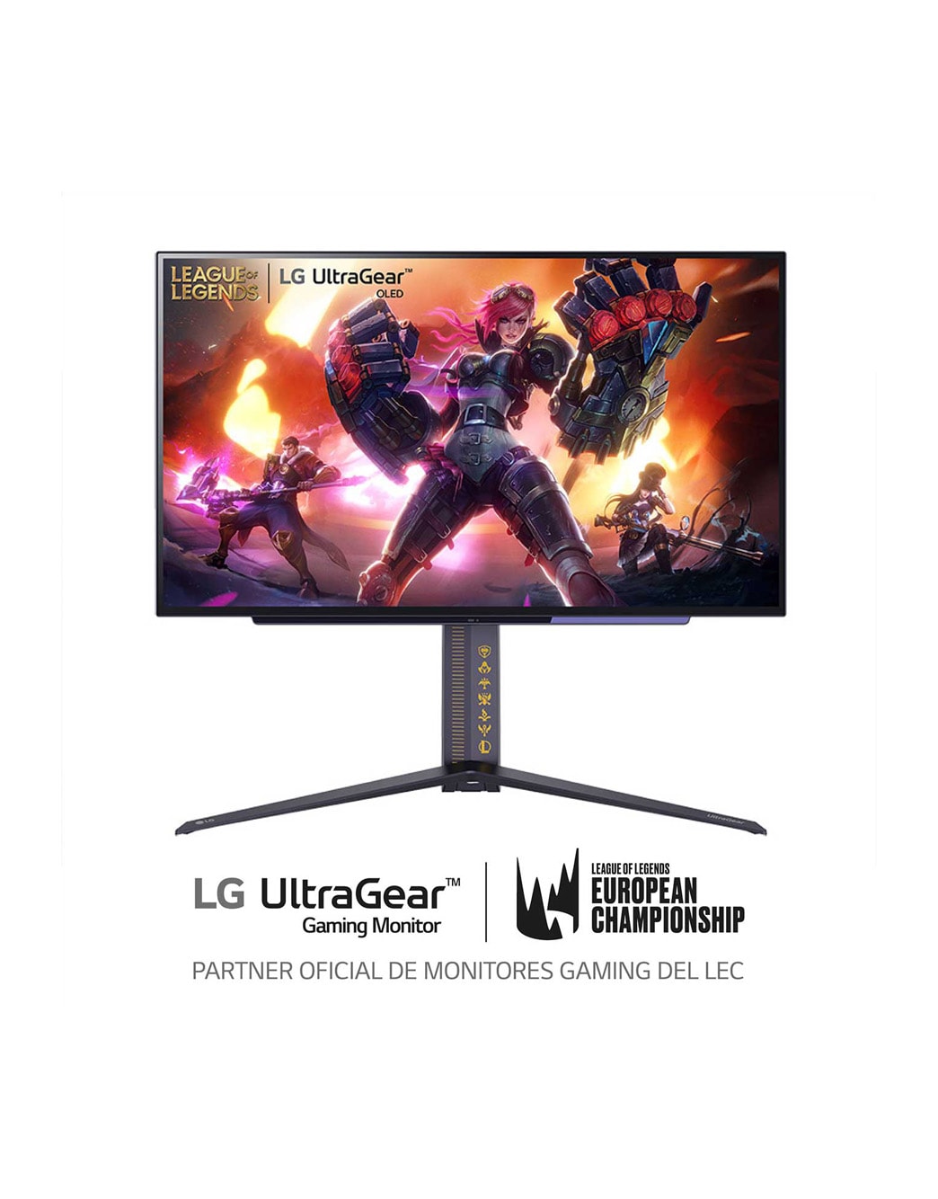 Monitor Gaming LG UltraGear™ OLED QHD de 27 pulgadas y 240Hz - 27GR95QL ...