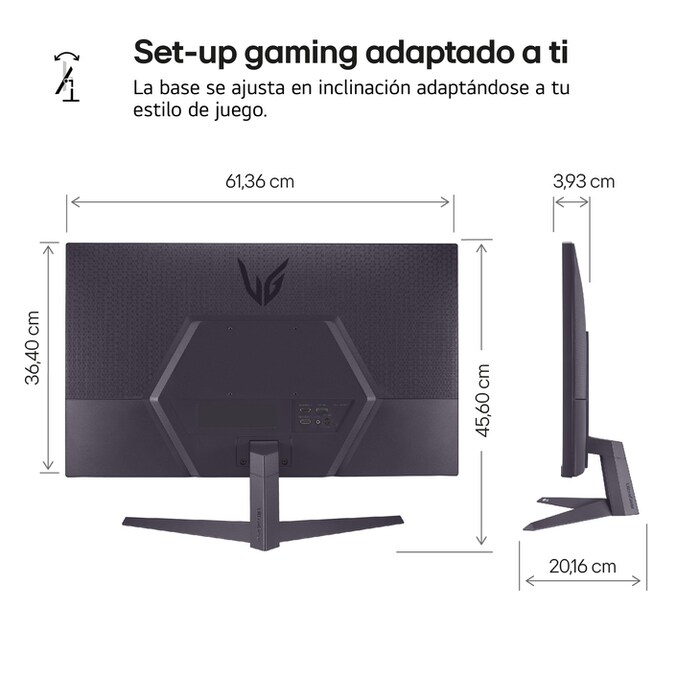 LG Monitor LG UltraGear 27'' , FHD, 180 Hz, 1ms, 27GS50F-B.EEU