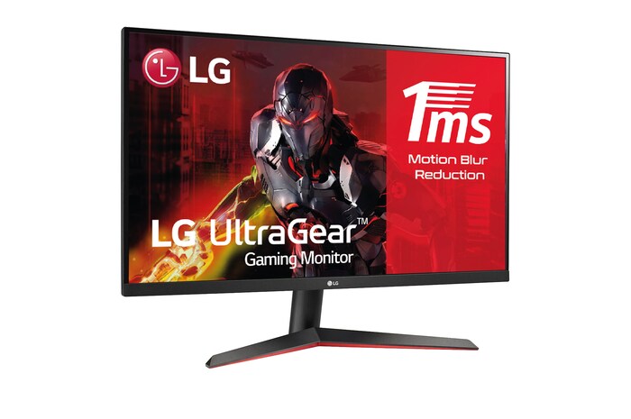 LG 27MP60G-B - Monitor Gaming LG UltraGear™ (1920x1080p, 250cd/m², 1000:1, 1ms MBR, NTSC 72%); diag. 60,4cm; entradas: D-Sub x1, HDMI x1, DP x1; FreeSync™, 27MP60G-B