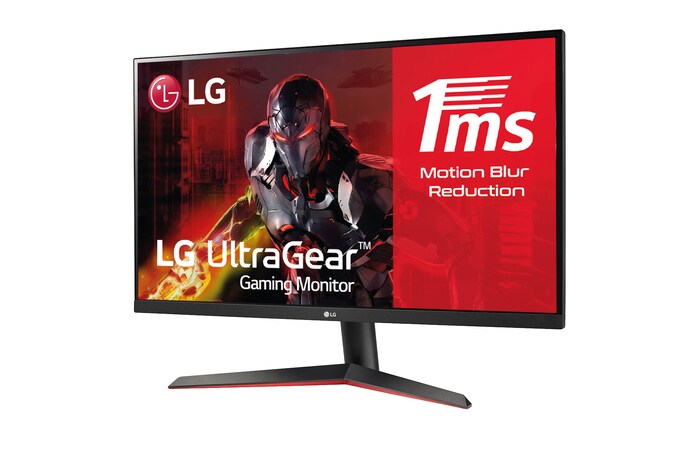 LG 27MP60G-B - Monitor Gaming LG UltraGear™ (1920x1080p, 250cd/m², 1000:1, 1ms MBR, NTSC 72%); diag. 60,4cm; entradas: D-Sub x1, HDMI x1, DP x1; FreeSync™, 27MP60G-B