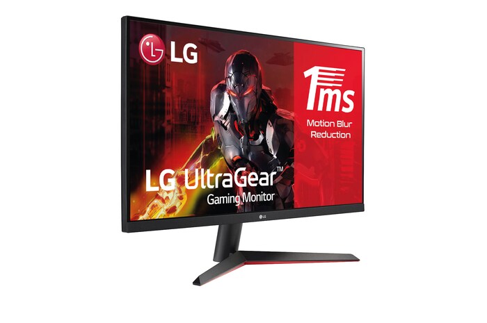 LG 27MP60G-B - Monitor Gaming LG UltraGear™ (1920x1080p, 250cd/m², 1000:1, 1ms MBR, NTSC 72%); diag. 60,4cm; entradas: D-Sub x1, HDMI x1, DP x1; FreeSync™, 27MP60G-B