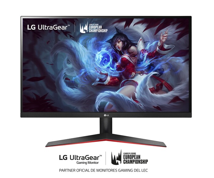 LG 27MP60G-B - Monitor Gaming LG UltraGear™ (1920x1080p, 250cd/m², 1000:1, 1ms MBR, NTSC 72%); diag. 60,4cm; entradas: D-Sub x1, HDMI x1, DP x1; FreeSync™, 27MP60G-B
