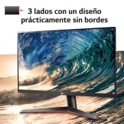 LG Monitor Gaming LG UltraGear™ (1920x1080p, 250cd/m², 1000:1, 1ms MBR, NTSC 72%); diag. 60,4cm; entradas: D-Sub x1, HDMI x1, DP x1; FreeSync™, 27MP60GW-B