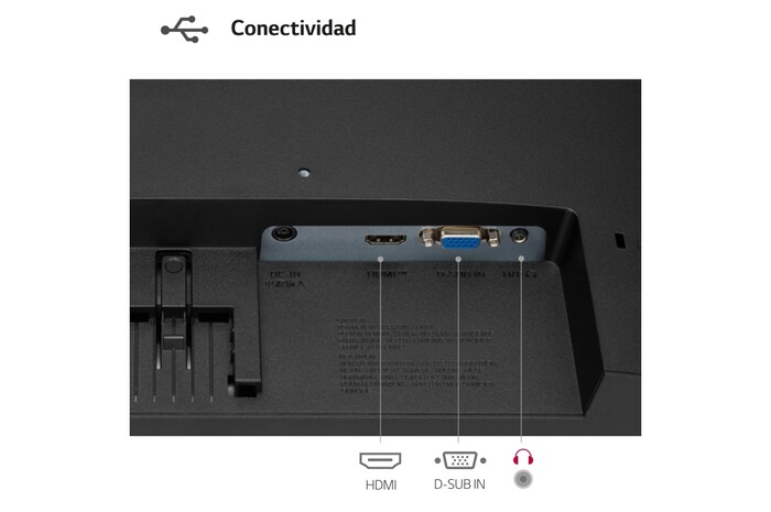 LG Monitor LG IPS: 1920 x 1080, 250 cd/m², 3000:1, diag. 68.6 cm, FreeSync. Entrdas: 1xHDMI1.4, 1xD-Sub, VESA 100 x 100 mm, 27MR400-B