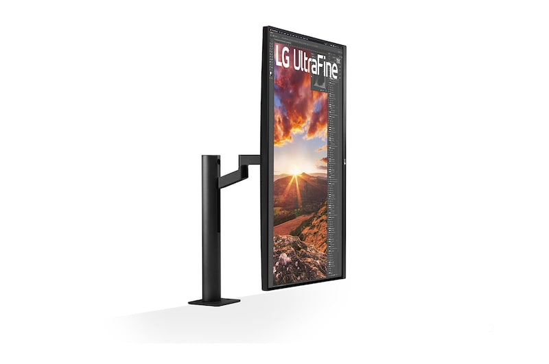 LG Monitor QHD LG Ergo™ (Panel IPS: 2560 x 1440p, 16:9, 350cd/m², 1000:1, sRGB >99%, 75Hz, 5ms); diag. 68,47cm; entradas: HDMI x2, DP x1, USB-A x2, USB-C x1 (P,D, 60W); altavoces 5W ; marcos ultrafinos, G, 27QN880P-B
