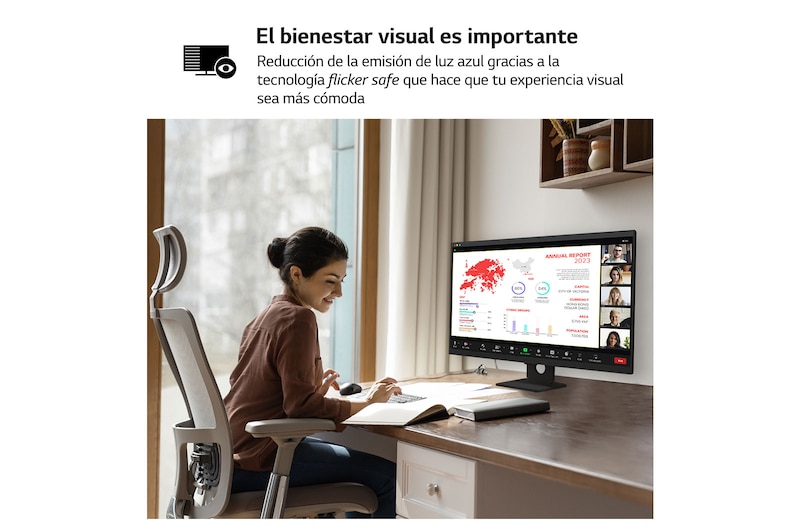 LG Smart Monitor 27 pulgadas Full HD IPS Todo en Uno para Transmisión con webOS y Altavoces integrados ­ Negro, 27SR50F-B