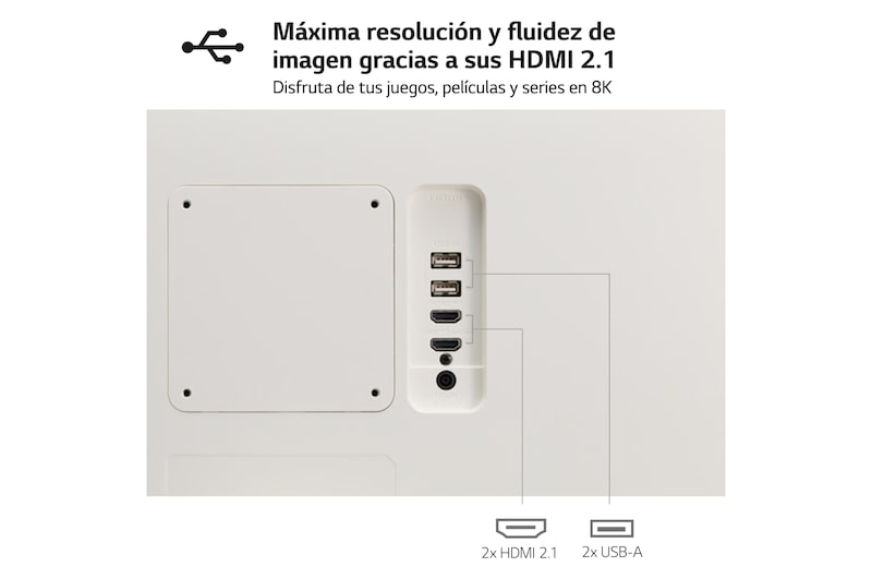 LG Smart Monitor de 27 pulgadas  Full HD IPS Todo en Uno para Transmisión con webOS y Altavoces integrados ­ Blanco, 27SR50F-W