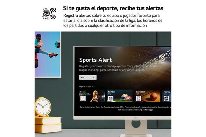 LG Smart Monitor de 27 pulgadas  Full HD IPS Todo en Uno para Transmisión con webOS y Altavoces integrados ­ Blanco, 27SR50F-W