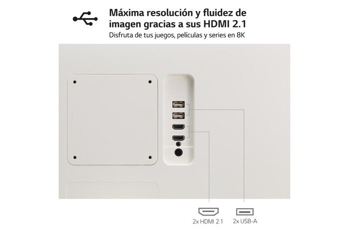 LG Smart Monitor de 27 pulgadas  Full HD IPS Todo en Uno para Transmisión con webOS y Altavoces integrados ­ Blanco, 27SR50F-W