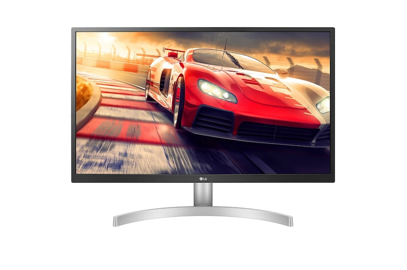 LG Monitor UHD polivalente (Panel IPS: 3840 x 2160p, 16:9, 300cd/m², 1000:1, sRGB >98%, 60Hz, 5ms); diag. 68,4cm; entradas: HDMI x2, DP x1, G, 27UL500W-W