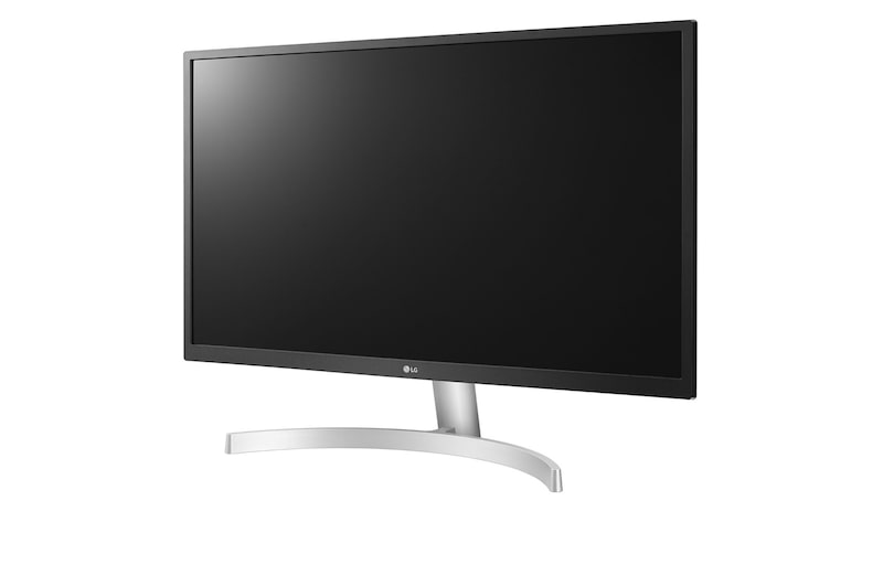 LG Monitor UHD polivalente (Panel IPS: 3840 x 2160p, 16:9, 300cd/m², 1000:1, sRGB >98%, 60Hz, 5ms); diag. 68,4cm; entradas: HDMI x2, DP x1, G, 27UL500W-W