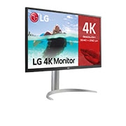 LG 27UP550N-W - Monitor para creadores LG 4K UHD (Panel IPS: 3840x2160, 300cd/m², 1000:1, HDR10, sRGB 99%); entradas: HDMI x2, DP x1, USB-C™x1; Ajust. en altura e inclinación. Blanco., 27UP550N-W