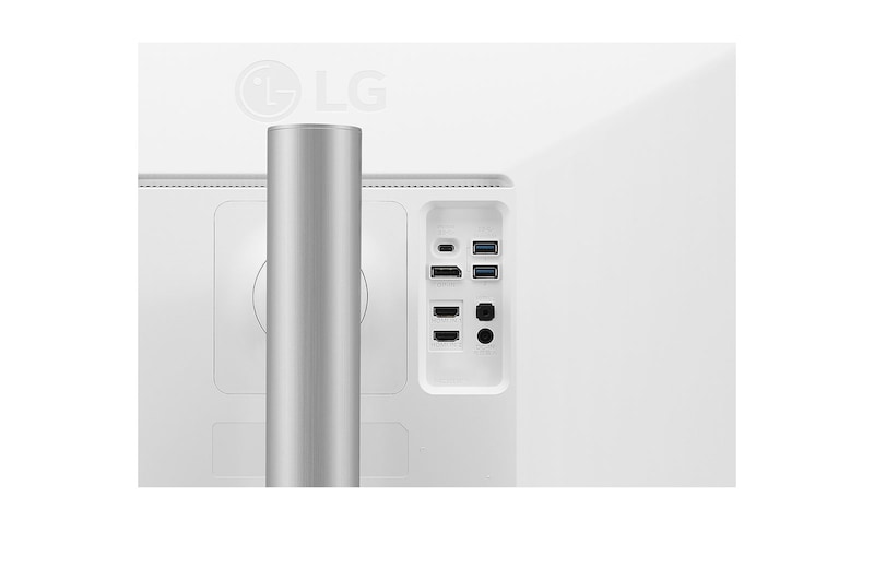 LG 27UP550P-W - Monitor para creadores LG 4K UHD (Panel IPS: 3840x2160, 300cd/m², 1000:1, HDR10, sRGB 99%); entradas: HDMI x2, DP x1, USB-C™x1; Ajust. en altura e inclinación. Blanco., 27UP550P-W