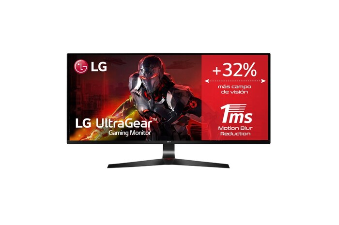 LG Monitor Gaming de 29 pulgadas UltraWide™, con pantalla 21:9, Full HD 2560 x 1080, G, 29UM69G-B