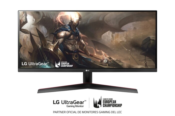 LG Monitor Gaming LG UltraGear (Panel IPS: 2560x1080p, 21:9, 250 cd/m², 1000:1, 5ms “1ms con MBR”); entradas: DP x1, HDMI x1; AMD FreeSync™, 29WP60G-B