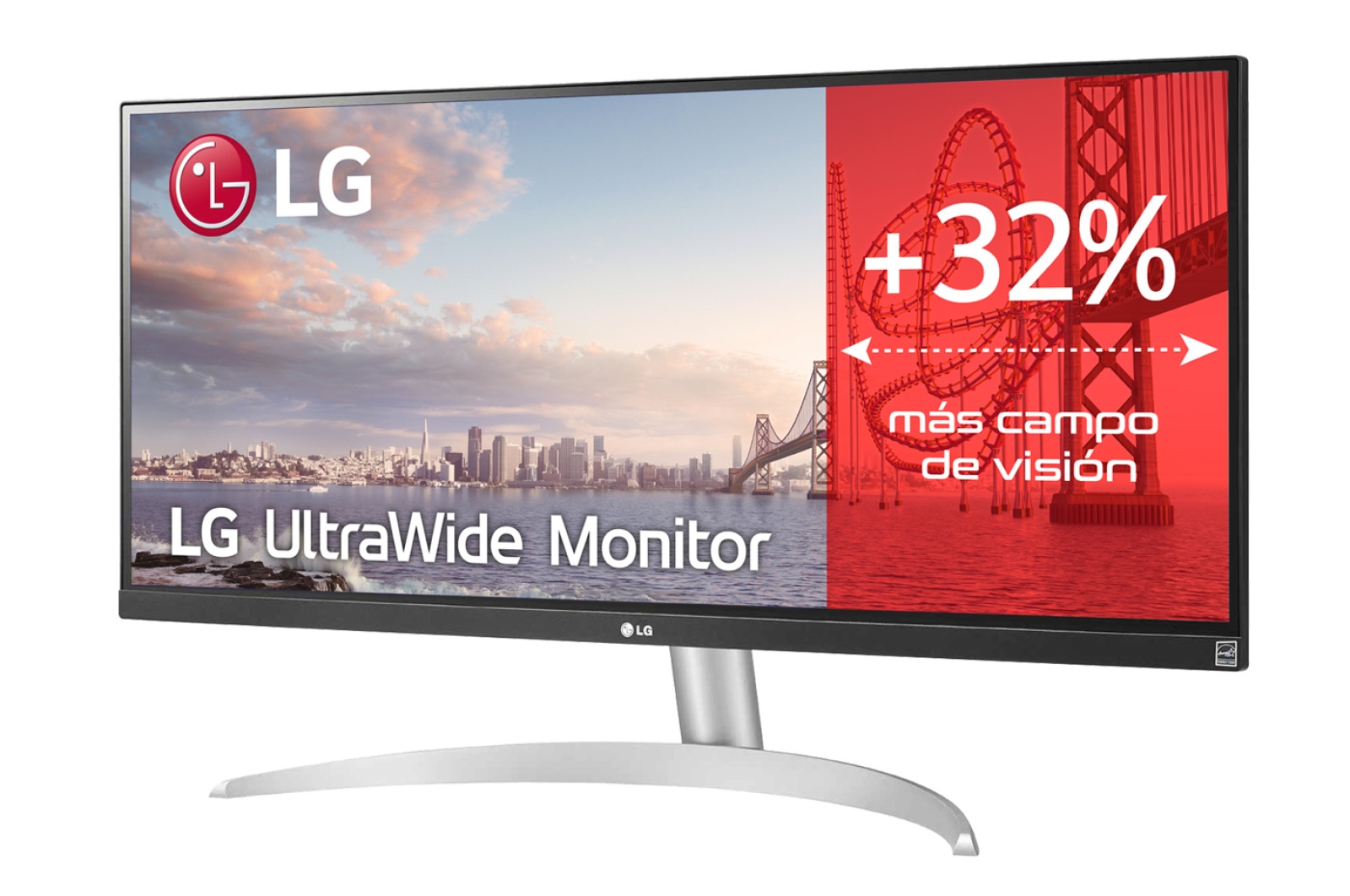 LG Monitor Ultrapanorámico 21:9 LG UltraWide (Panel IPS: 2560x1080, 300cd/m², 1000:1, sRGB>99%); diag. 73cm; entr.: HDMIx1; DPx1; Altavoces estéreo de 7W con tecnología MaxxAudio®, 29WQ600W-B.EEU