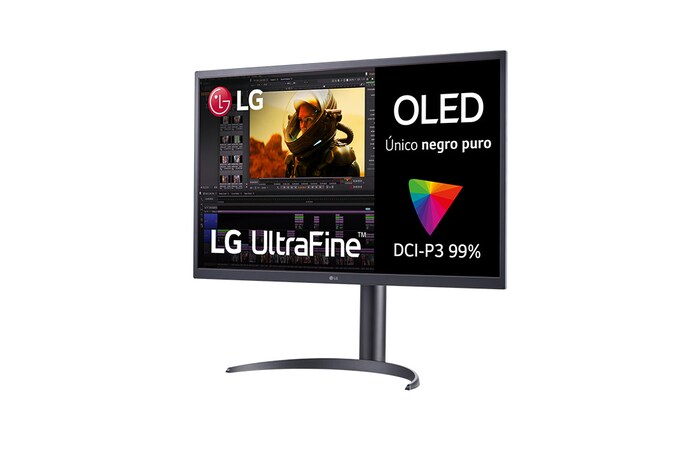 LG 32EP950 - Monitor LG UltraFine OLED (Panel OLED: 3840x2160, 16:9, 250cd/m2, 1M:1, 1ms, DCI-P3>99%, DisplayHDR™ 400 TrueBlack); diag. 80cm; entr: HDMI x1, DP x2, USB-C x1, USB-A x4., 32EP950-B
