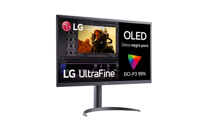 LG 32EP950 - Monitor LG UltraFine OLED (Panel OLED: 3840x2160, 16:9, 250cd/m2, 1M:1, 1ms, DCI-P3>99%, DisplayHDR™ 400 TrueBlack); diag. 80cm; entr: HDMI x1, DP x2, USB-C x1, USB-A x4., 32EP950-B