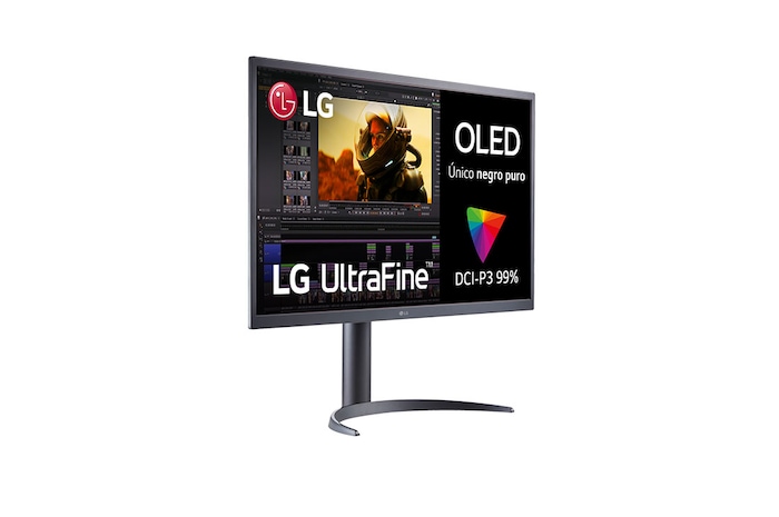 LG 32EP950 - Monitor LG UltraFine OLED (Panel OLED: 3840x2160, 16:9, 250cd/m2, 1M:1, 1ms, DCI-P3>99%, DisplayHDR™ 400 TrueBlack); diag. 80cm; entr: HDMI x1, DP x2, USB-C x1, USB-A x4., 32EP950-B