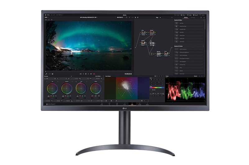 LG 32EP950 - Monitor LG UltraFine OLED (Panel OLED: 3840x2160, 16:9, 250cd/m2, 1M:1, 1ms, DCI-P3>99%, DisplayHDR™ 400 TrueBlack); diag. 80cm; entr: HDMI x1, DP x2, USB-C x1, USB-A x4., 32EP950-B